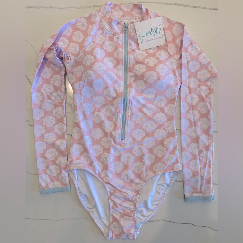 Serendipity Women’s ZipUp Swimsuit, Size S, NWT